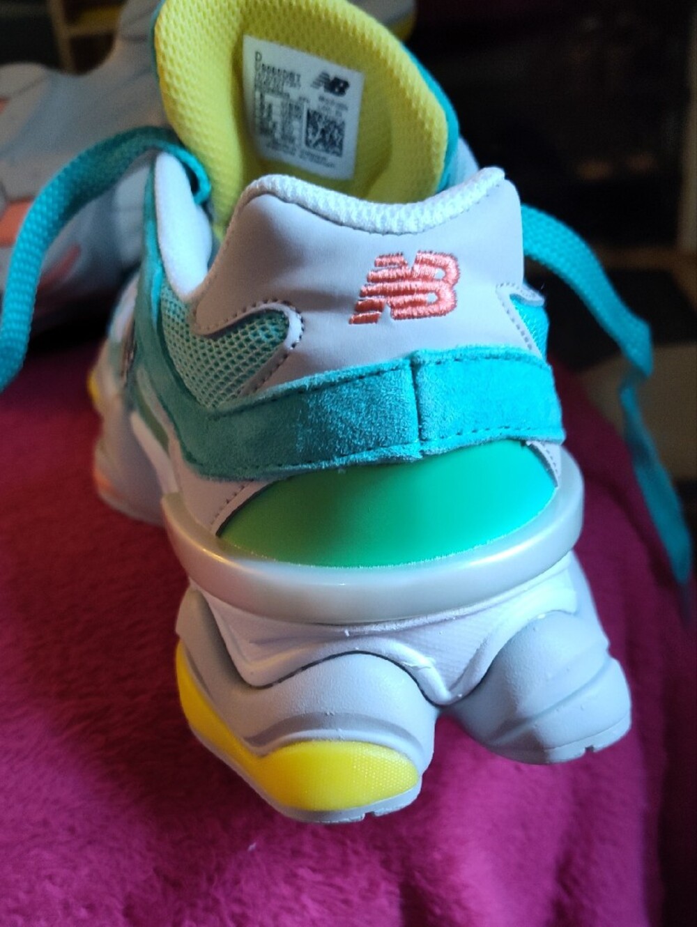 Turquoise Athletic Sneakers - Picture 4 of 10